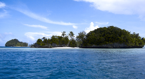 Rock Islands, Palau: Photograph by Peter R. Binter. Courtesy of Wikipedia.